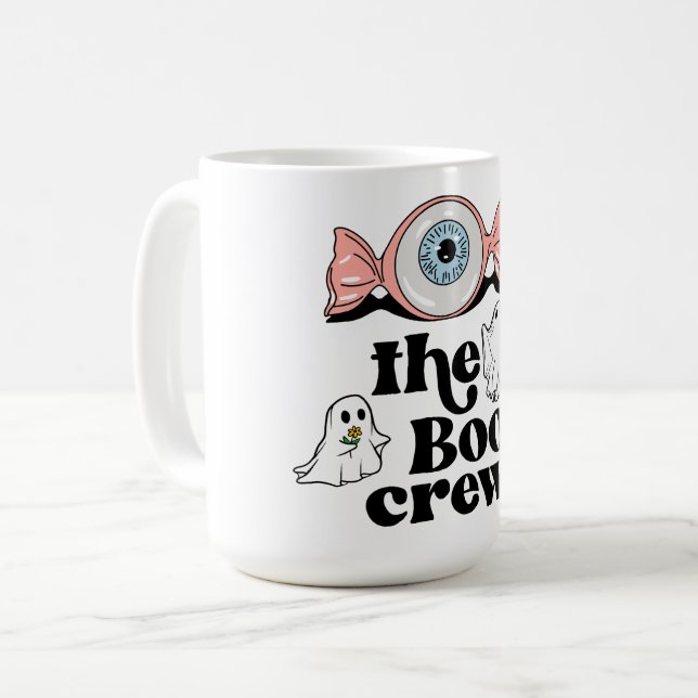 Die Boo-Crew | Spooktacular Halloween Squad Kaffeetasse (Vorderseite Links)
