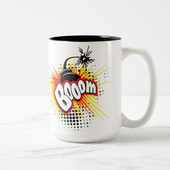 Die Boom-Tasse Zweifarbige Tasse (Rechts)