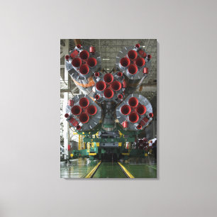 Die Booster der Sojus TMA-14-Raumsonde Leinwanddruck