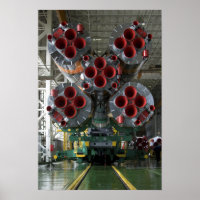 Die Booster der Sojus TMA-14-Raumsonde