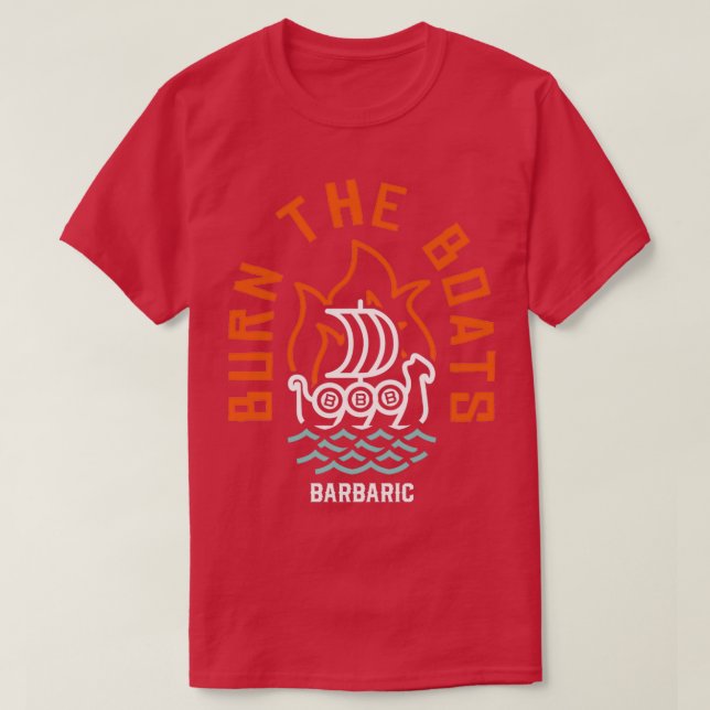 Die Boote brennen T-Shirt (Design vorne)