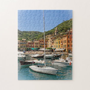 Die Boote von Portofino, Italien - 11 x 14 Zoll Puzzle