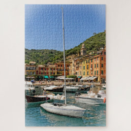 Die Boote von Portofino, Italien - 20 x 30 Zoll Puzzle