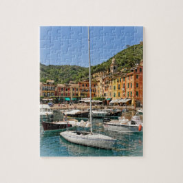 Die Boote von Portofino, Italien - 8 x 10 Zoll Puzzle