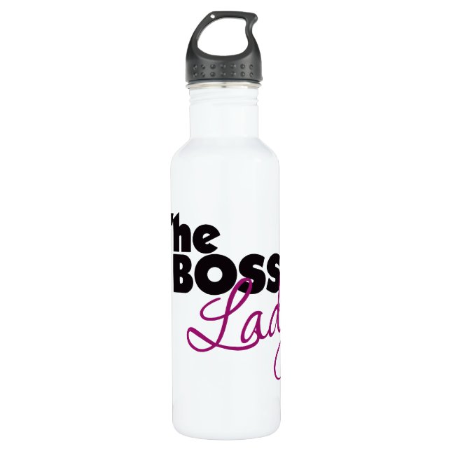 Die Boss Lady Trinkflasche (Vorderseite)
