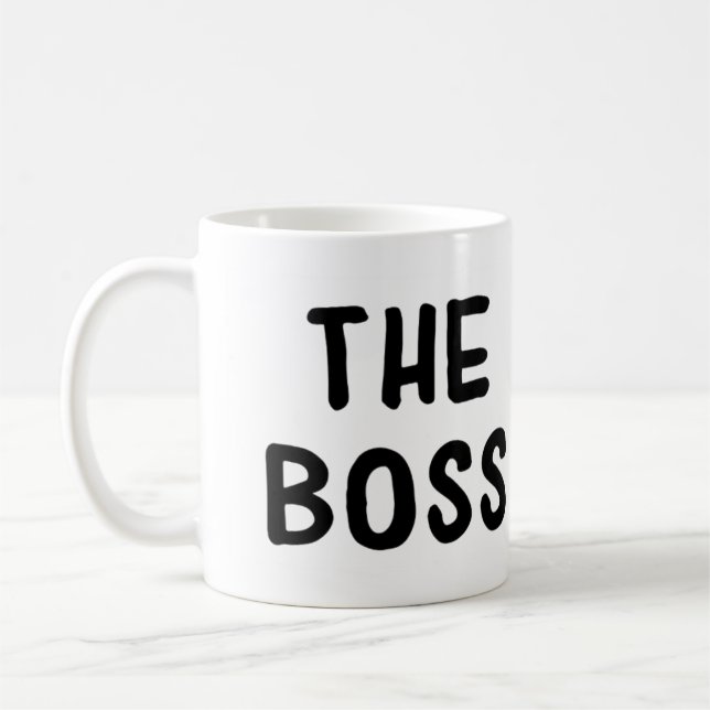 Die Boss-Tasse, Geschenke für Ihren Chef, Geschenk Kaffeetasse (Links)