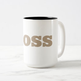 Die Boss-Tasse Zweifarbige Tasse