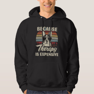 Die Boston Terrier Dog Therapie ist ein teurer, so Hoodie