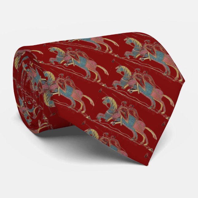 Die Boten von William - Bayeux Tapestry Krawatte (Gerollt)