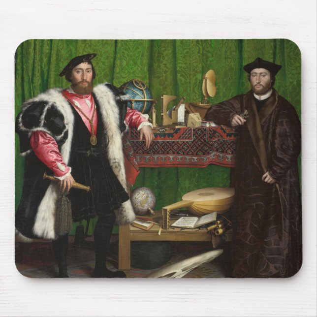 Die Botschafter, Holbein die Jüngeren Mousepad (Vorne)