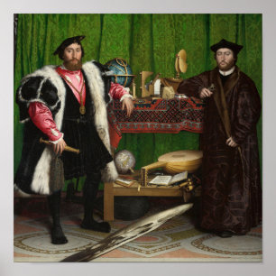Die Botschafter, Holbein die Jüngeren Poster