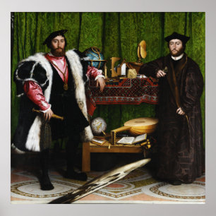Die Botschafter von Hans Holbein der Jüngeren Poster