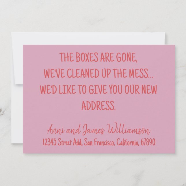 DIE BOXE SIND GESCHLOSSEN, WIR HABEN MEHR BEWEGUNG ANKÜNDIGUNG (Vorderseite)