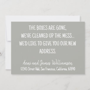 DIE BOXE SIND GESCHLOSSEN, WIR HABEN MEHR BEWEGUNG ANKÜNDIGUNG