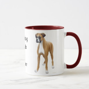Die Boxer-Wecker-Tasse Tasse