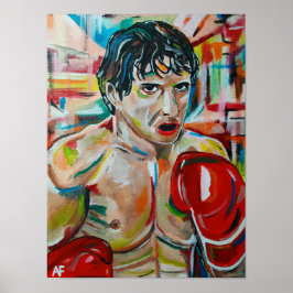 Die Boxermalerei von Alfred Fox Poster