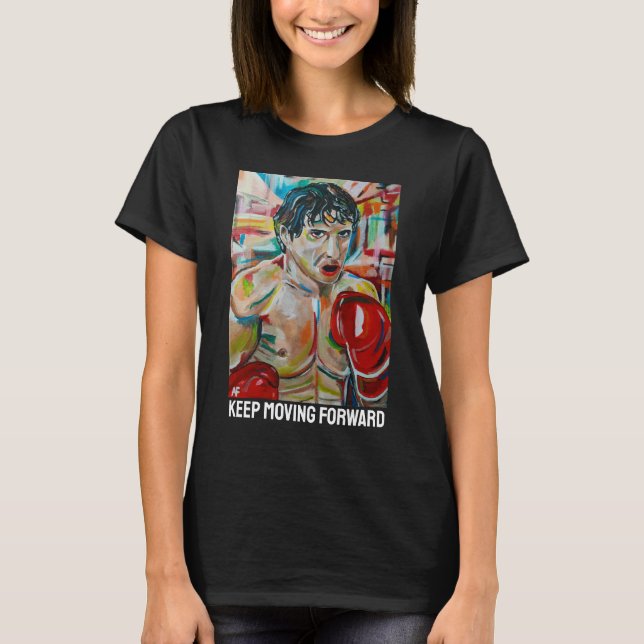 Die Boxermalerei von Alfred Fox T-Shirt (Vorderseite)