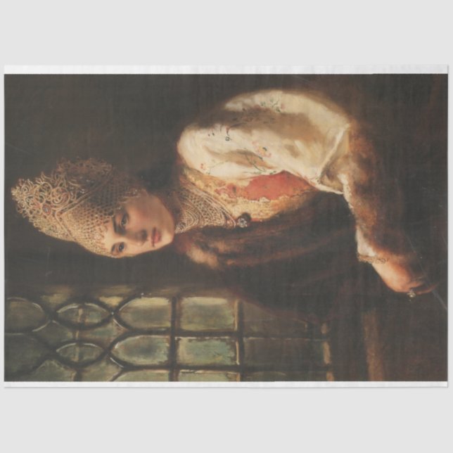 Die Boyarina Seidenpapier (Vorderseite)