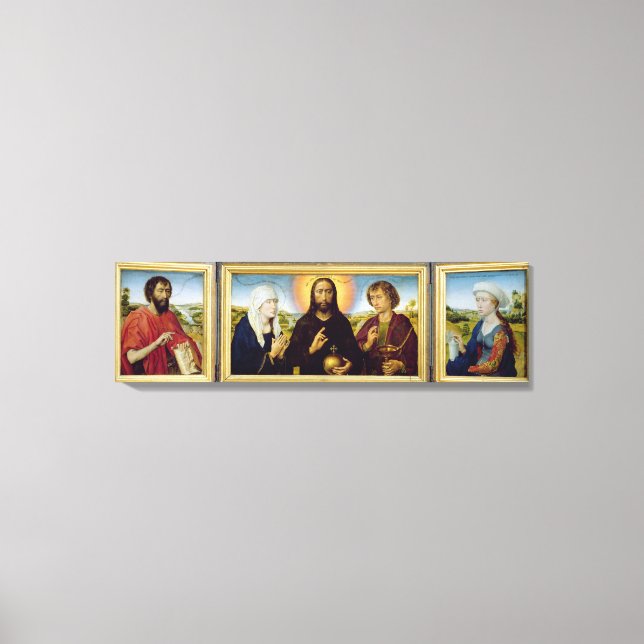 Die Braque Familie Triptych, St. John, der Leinwanddruck (Vorderseite)