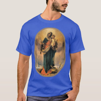Die braune Kapulare, unsere Lady des Monte Carmel T-Shirt
