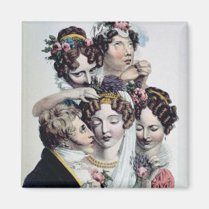 Die Braut, c.1820 (litho) Magnet