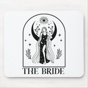 Die Braut Coven Witchy Gothic Hochzeit Junggeselli Mousepad