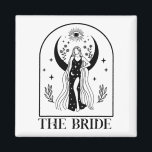 Die Braut Coven Witchy Gothic Wedding Bachelorette Magnet<br><div class="desc">Bride Coven Witchy Gothic Wedding Junggeselinnen-Abschied</div>