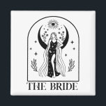 Die Braut Coven Witchy Gothic Wedding Bachelorette Magnet<br><div class="desc">Bride Coven Witchy Gothic Wedding Junggeselinnen-Abschied</div>