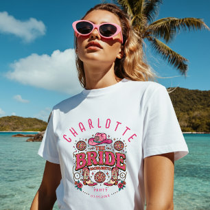 Die Braut! Cowgirls letztes Rodeo Western T-Shirt