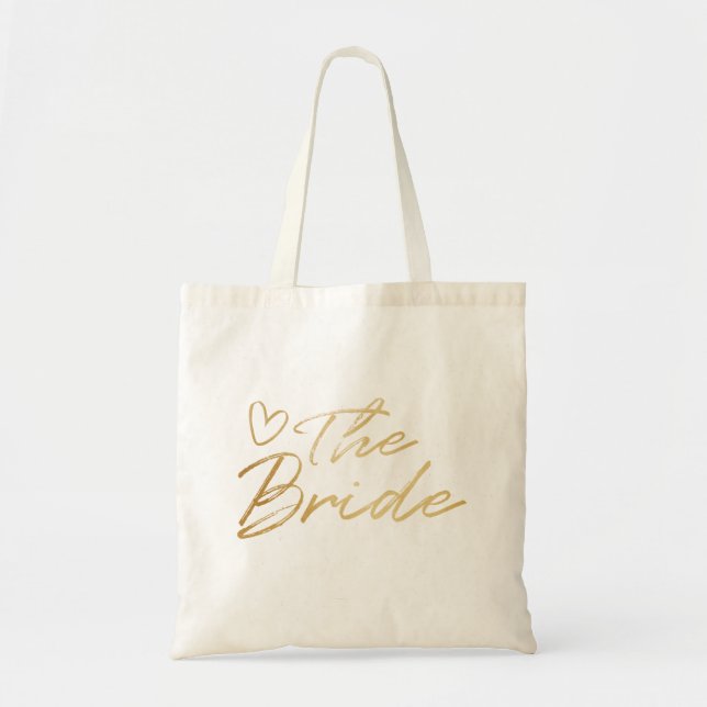 Die Braut - GoldImitat vereitelt Taschentasche Tragetasche (Vorne)
