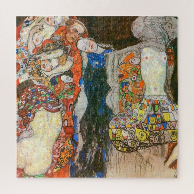 Die Braut | Gustav Klimt | Puzzle (Vertikal)