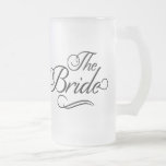 Die Braut Honeymoon Bier Tasse Black<br><div class="desc">Hochzeitsthemen,  die von Umua entworfen wurden. Gedruckt und ausgeliefert von Zazzle oder ihren Partnern.</div>