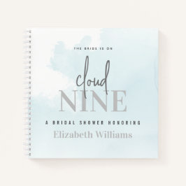 Die Braut ist auf Cloud Nine Brautparty Gästebuch Notizbuch