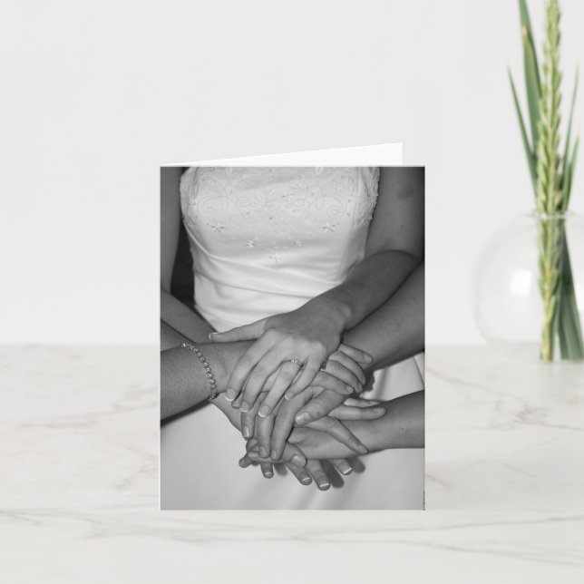 Die Braut Karte (Vorderseite)