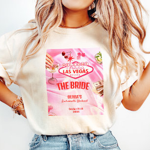 Die Braut Las Vegas Junggesellinnenabschied Poker  T-Shirt