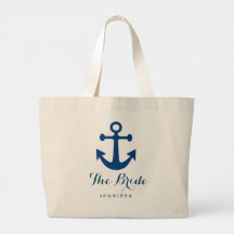 Die Braut Navy Nautical Anchor Custom Wedding