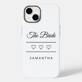 Die Braut Personalisiertes Hochzeitsdesign Case-Mate iPhone 14 Hülle