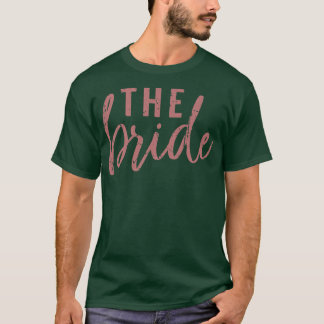 Die Braut Rosa Süße Brautjungfer Junggesellinnenab T-Shirt