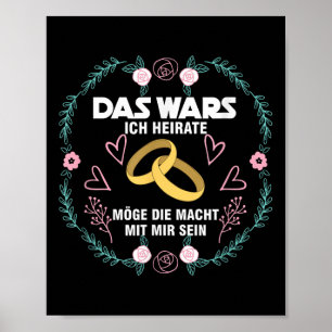 Die Braut und die Gr. Poster