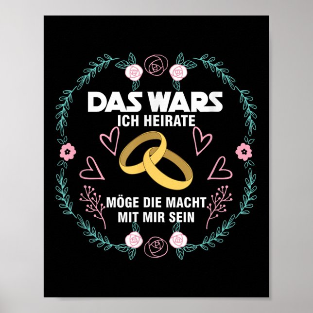 Die Braut und die Gr. Poster (Vorne)
