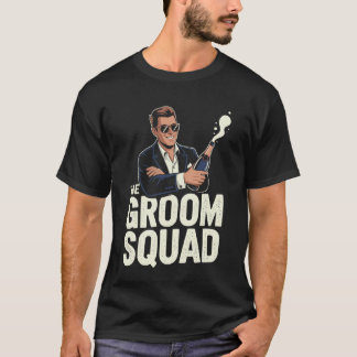 Die Bräutigam-Truppe Sonnenbrille Hochzeit Jungges T-Shirt