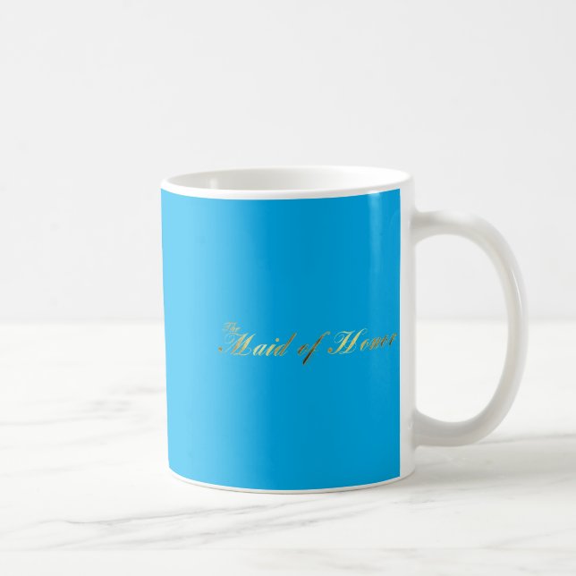 Die Brautjungfer Hochzeitsgeschenke Kaffeetasse (Rechts)