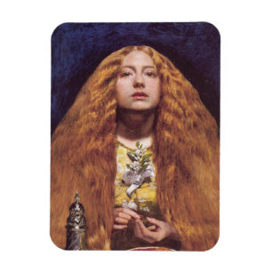 Die Brautjungfer (von John Everett Millais) Magnet