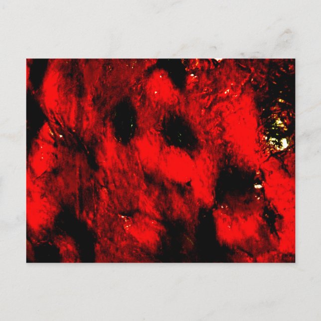 Die brennende menschliche Postkarte (Vorderseite)