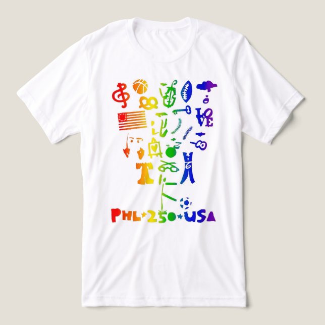 DIE BRETT BENDER TROPHÄE RAINBOW EDITION Tri-Blend SHIRT (Design Vorderseite)