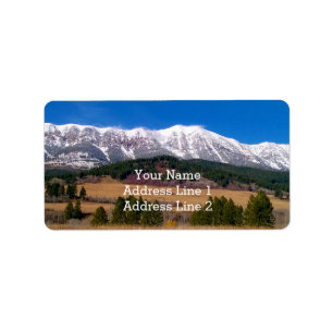 Die Bridger Mountain Range Address Labels Adressaufkleber