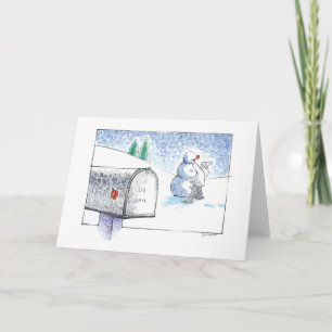 Die Briefkastenkarte - horizontal Karte