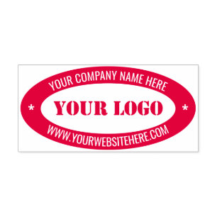 Die Briefmarke der Website mit Ihrem Logo ist selb Permastempel