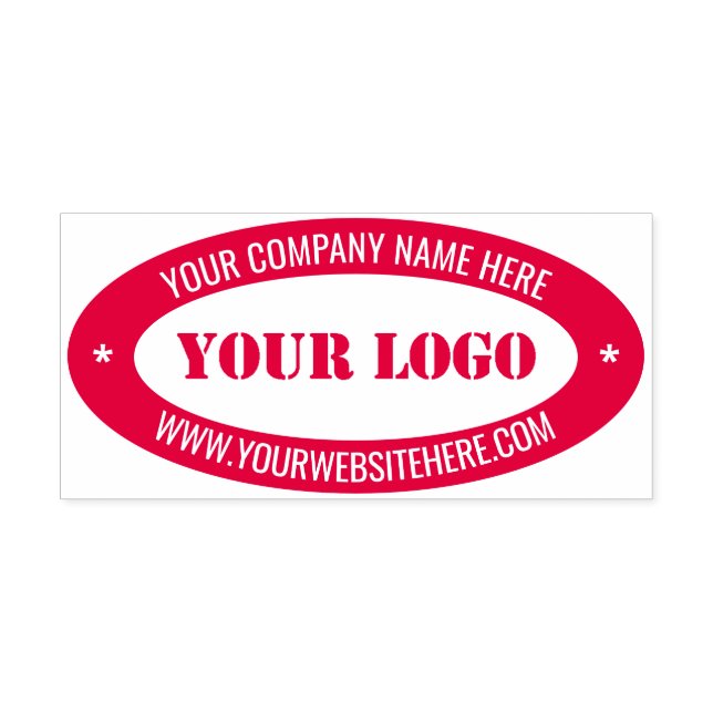 Die Briefmarke der Website mit Ihrem Logo ist selb Permastempel (Design)