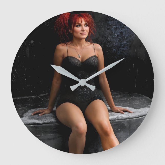 Die Brightest Spot-Uhr Große Wanduhr (Vorderseite)